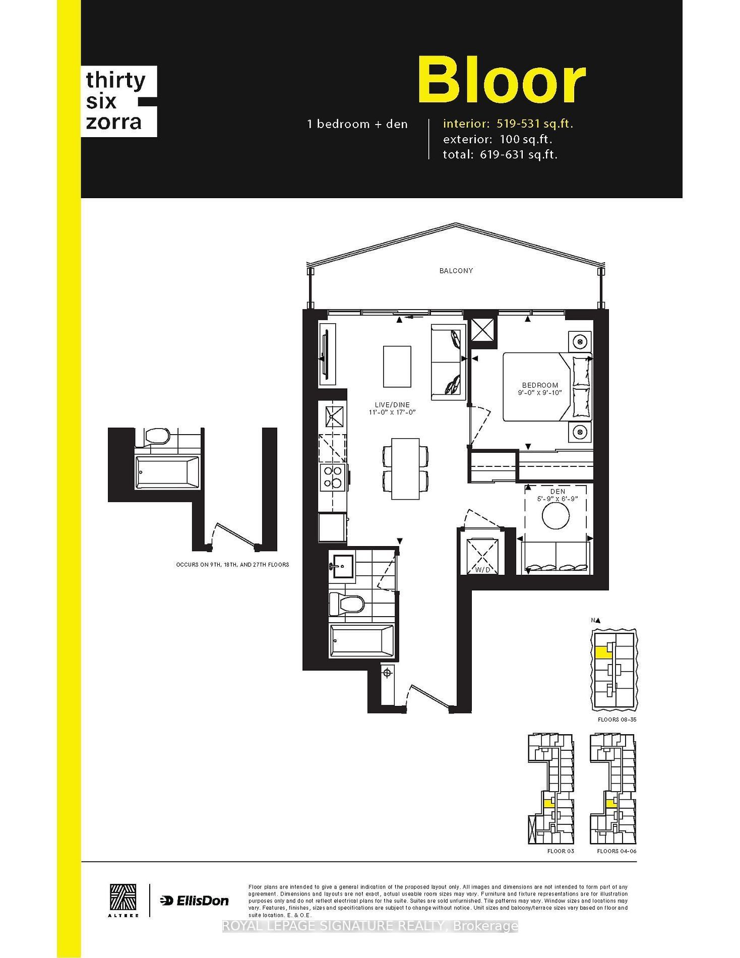 36 Zorra St, unit 902 for rent