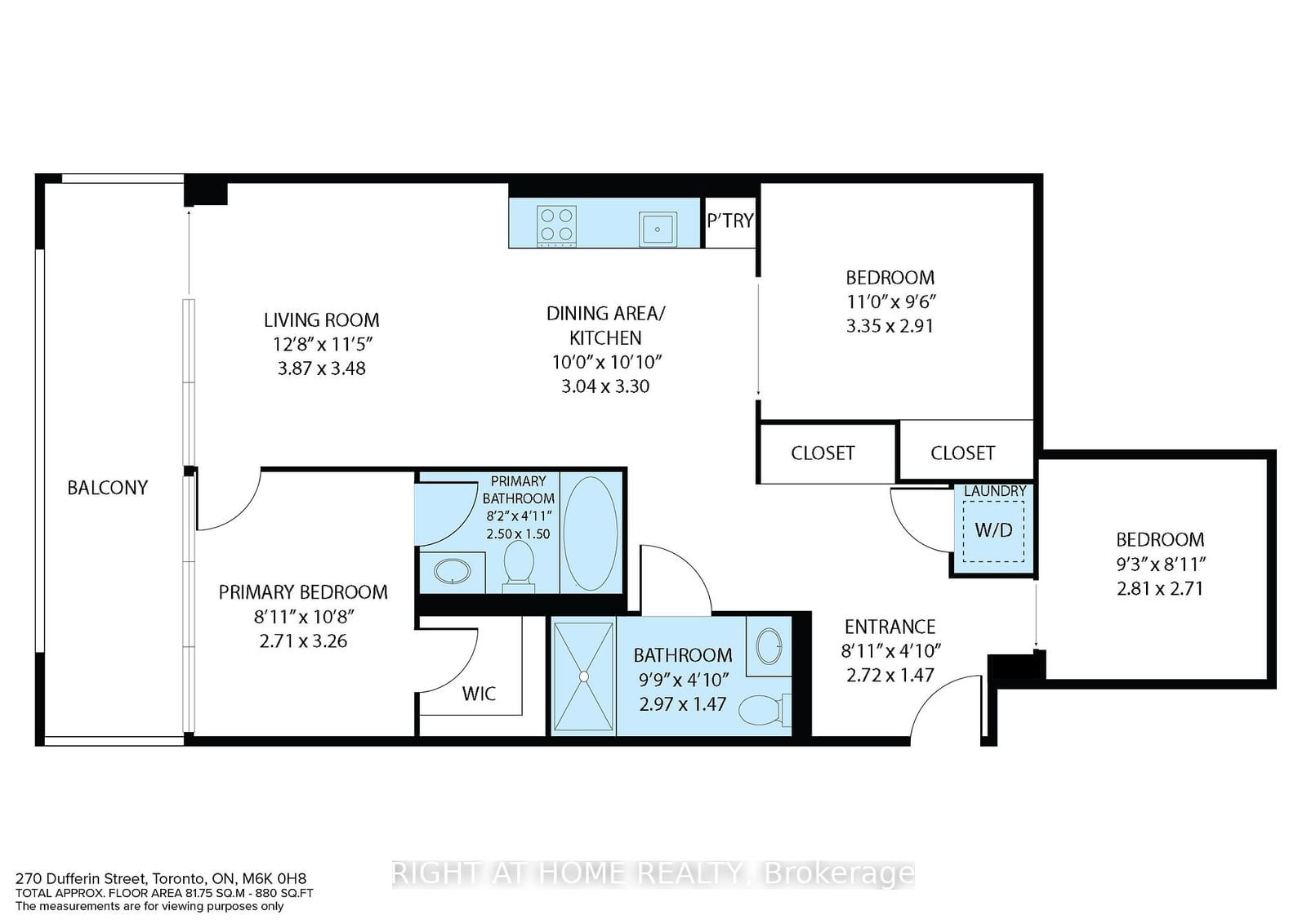 270 Dufferin St, unit LPH17 for rent