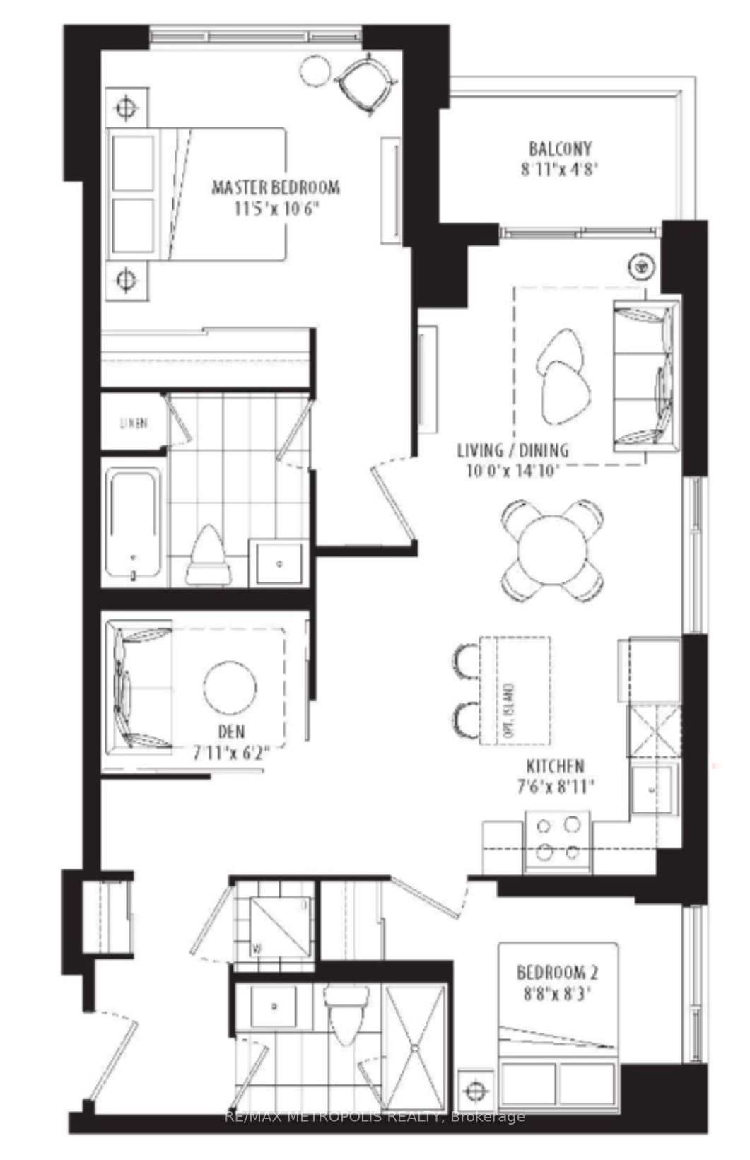 204 BURNHAMTHORPE Rd E, unit 1602E for rent