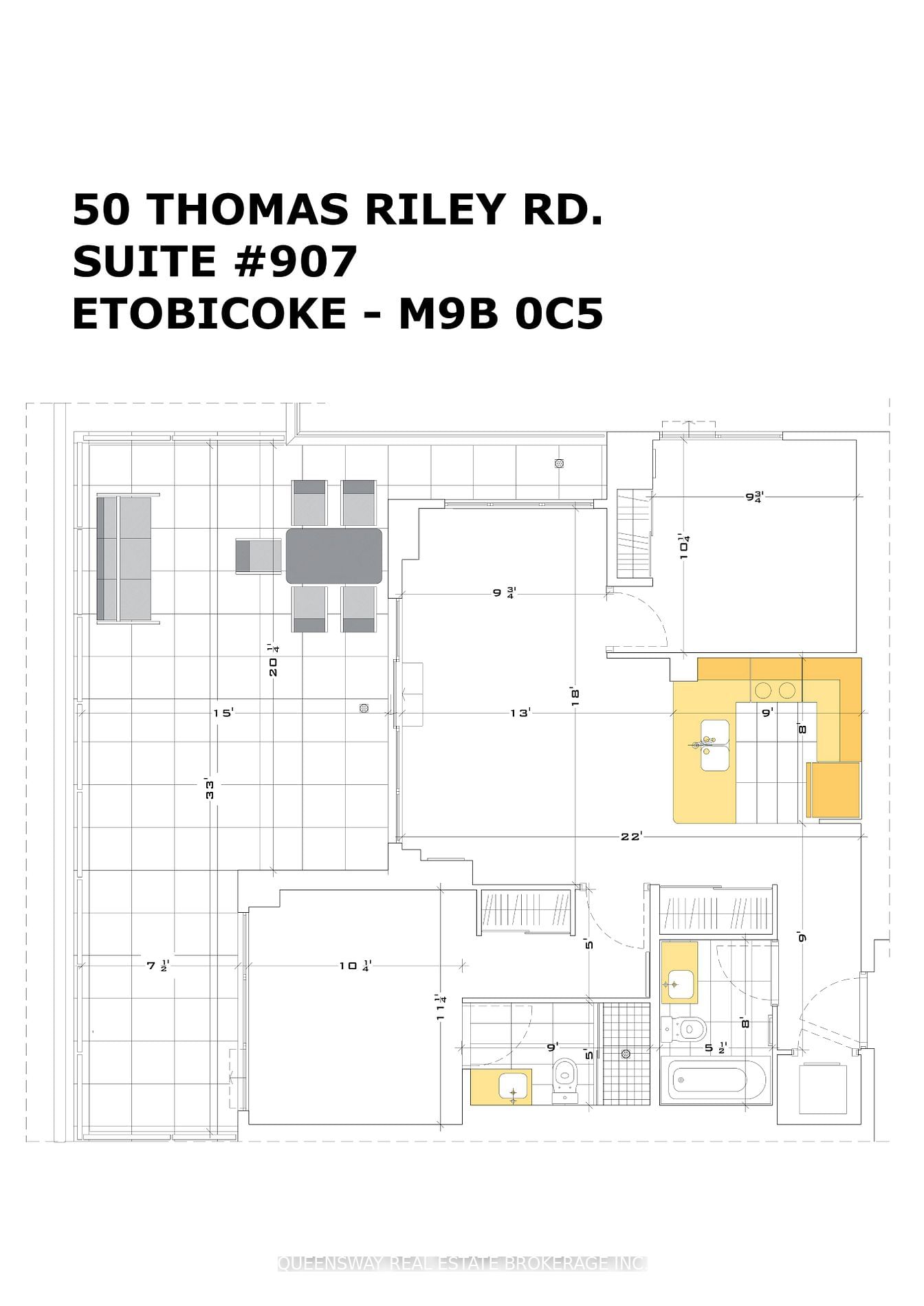 50 Thomas Riley Rd, unit 907 for rent