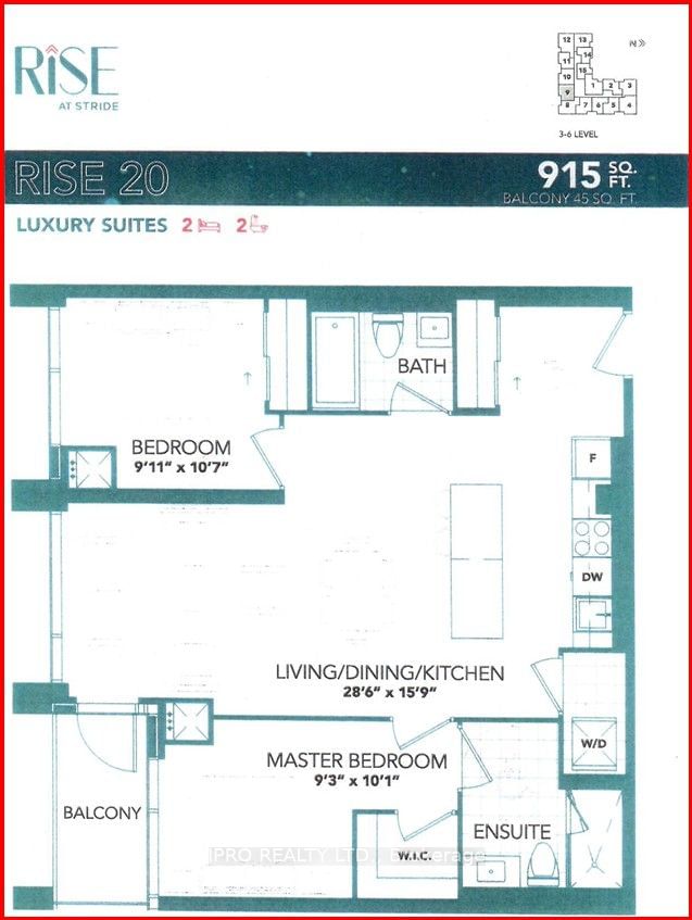 1063 Douglas McCurdy Comm, unit 609 for rent