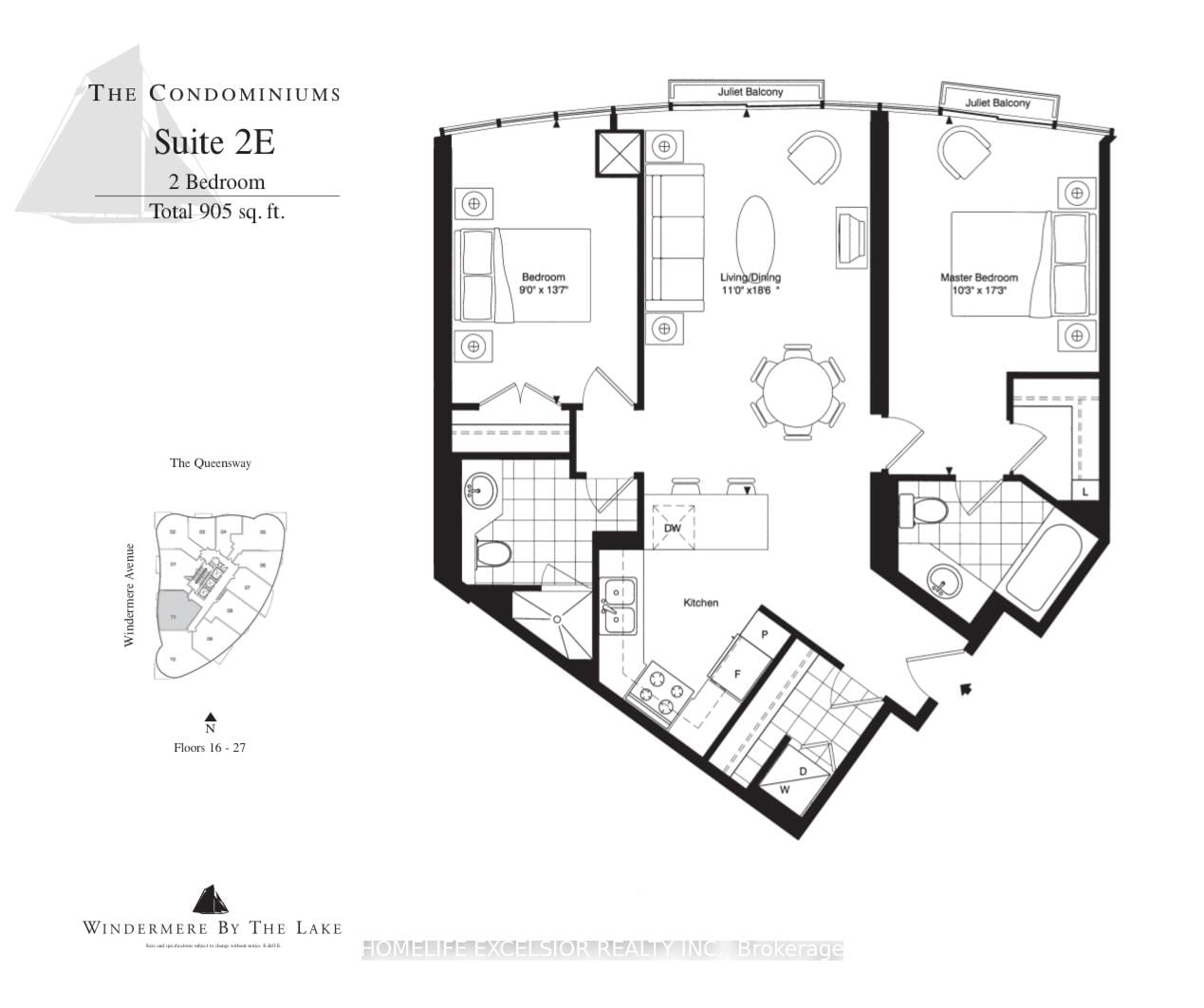 15 Windermere Ave, unit 2411 for sale