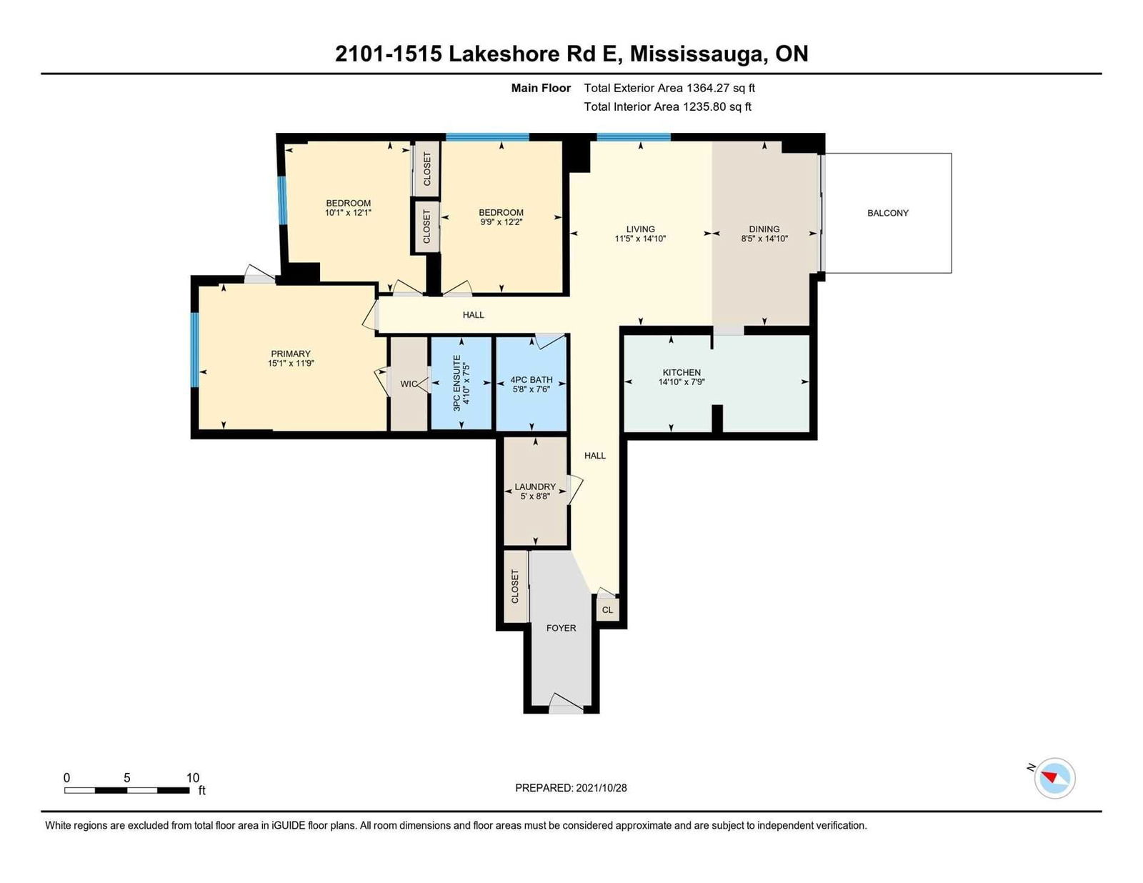 1515 Lakeshore Rd E, unit 2101 for sale