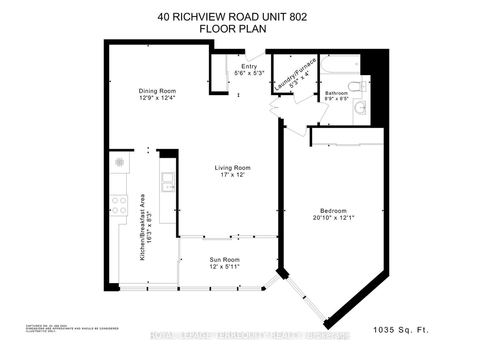 40 Richview Rd, unit 802 for sale