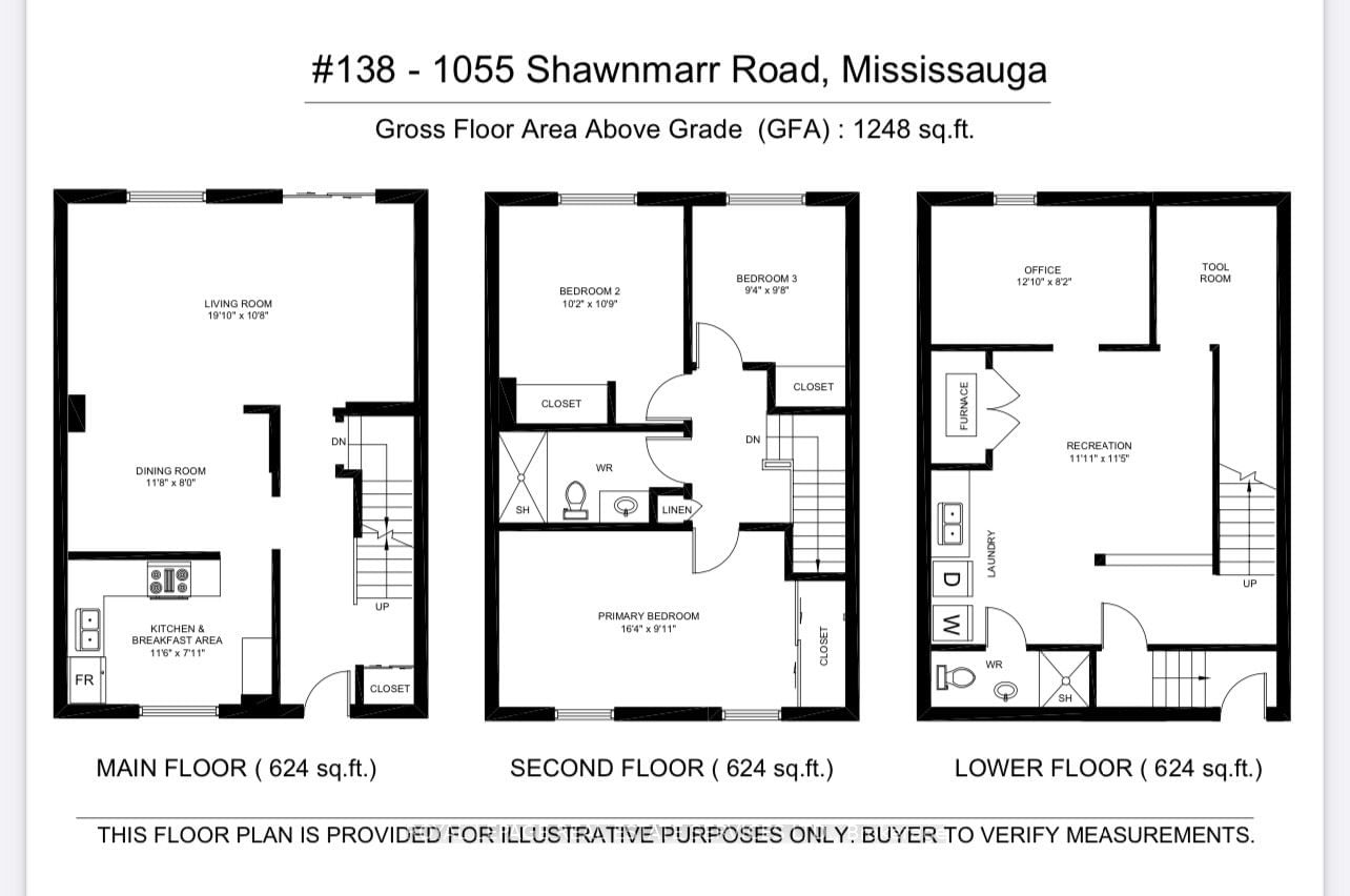 1055 Shawnmarr Road Townhomes, Mississauga, Toronto