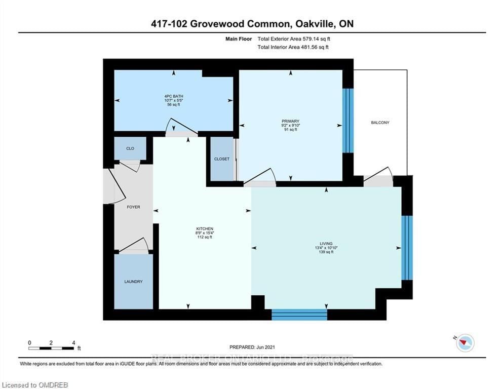 102 Grovewood Common, unit 417 for rent