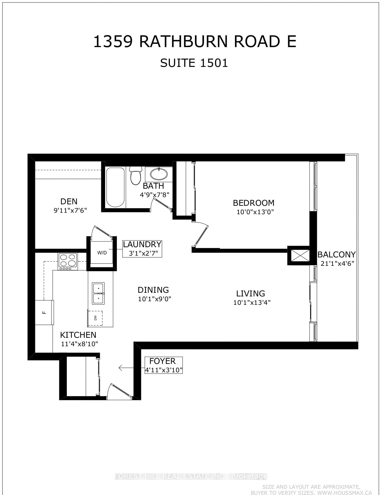 1359 Rathburn Rd E, unit 1501 for sale