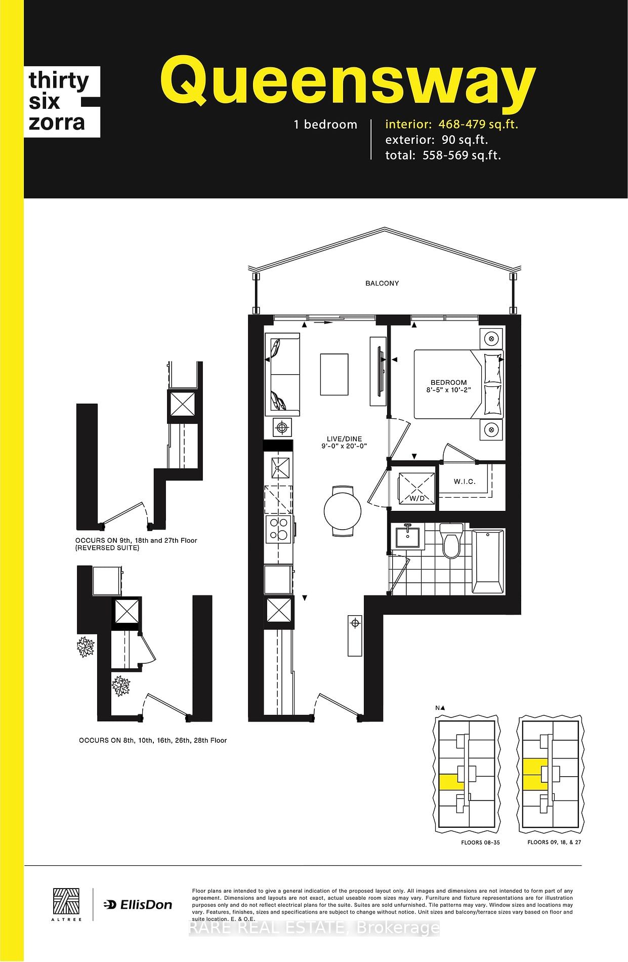 36 Zorra St, unit 3411 for rent