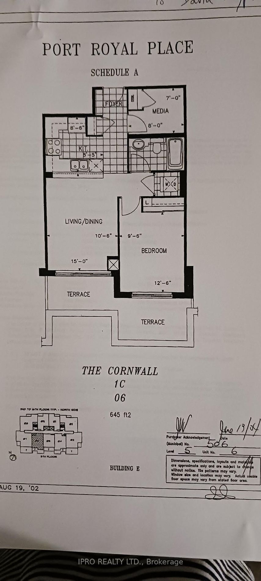 7 Michael Power Pl, unit 506 for sale