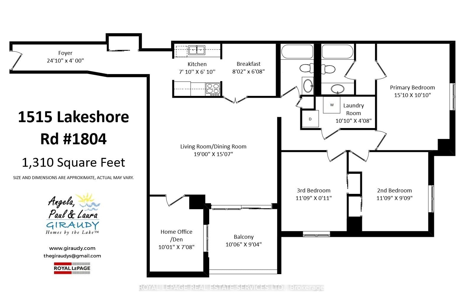 1515 Lakeshore Rd E, unit 1804 for sale