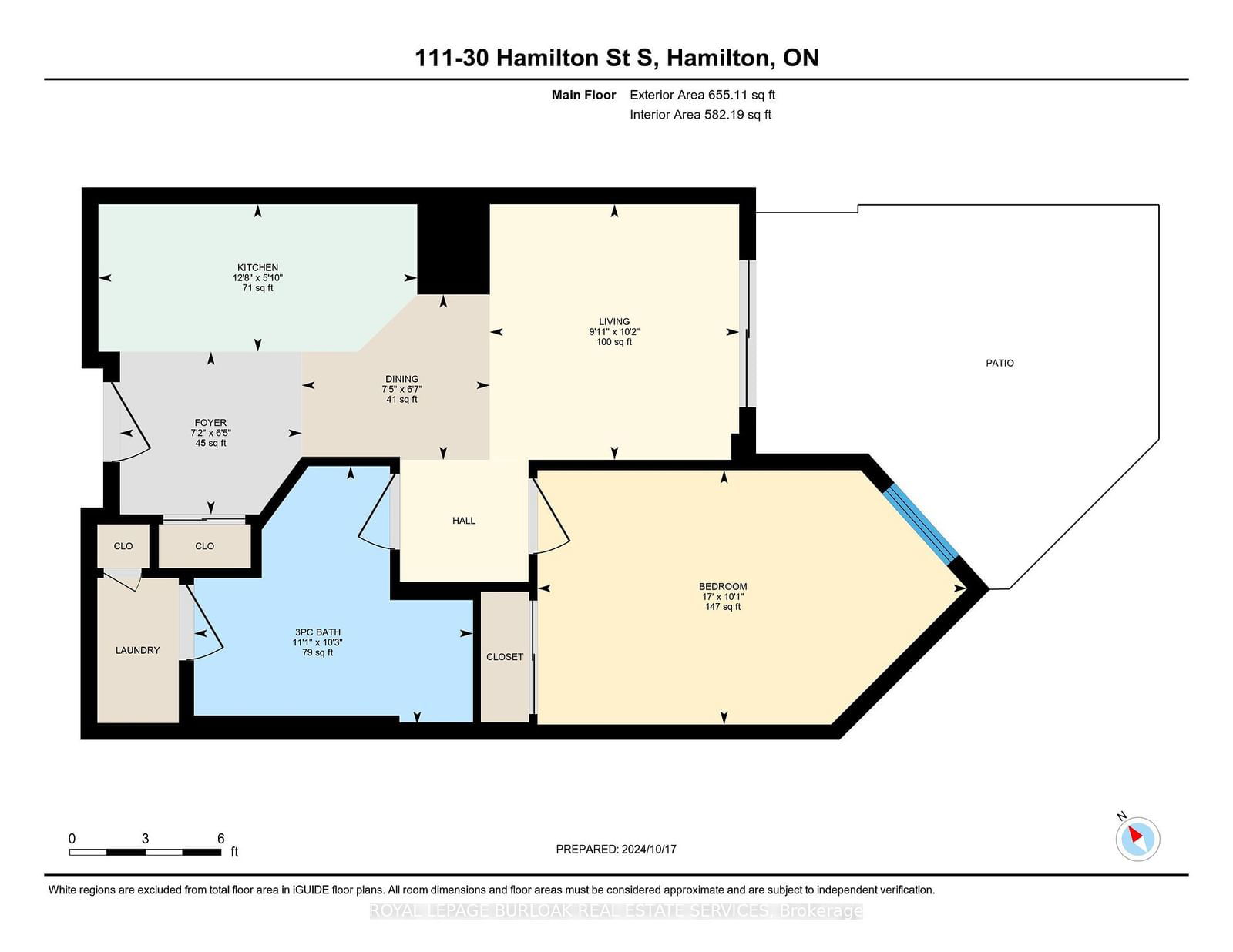 30 Hamilton St S, unit 111 for rent