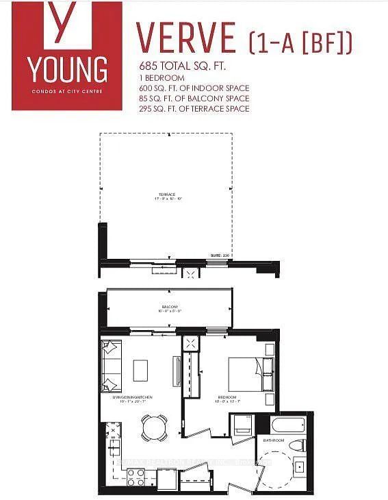 55 Duke St W, unit 230 for rent