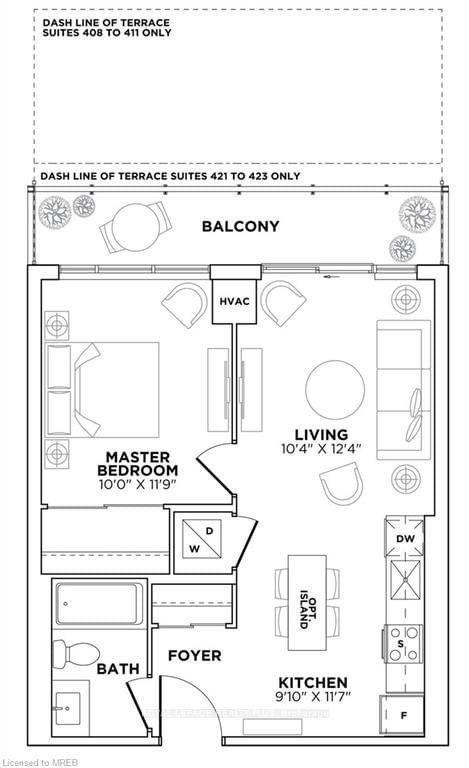 212 King William St, unit 508 for rent