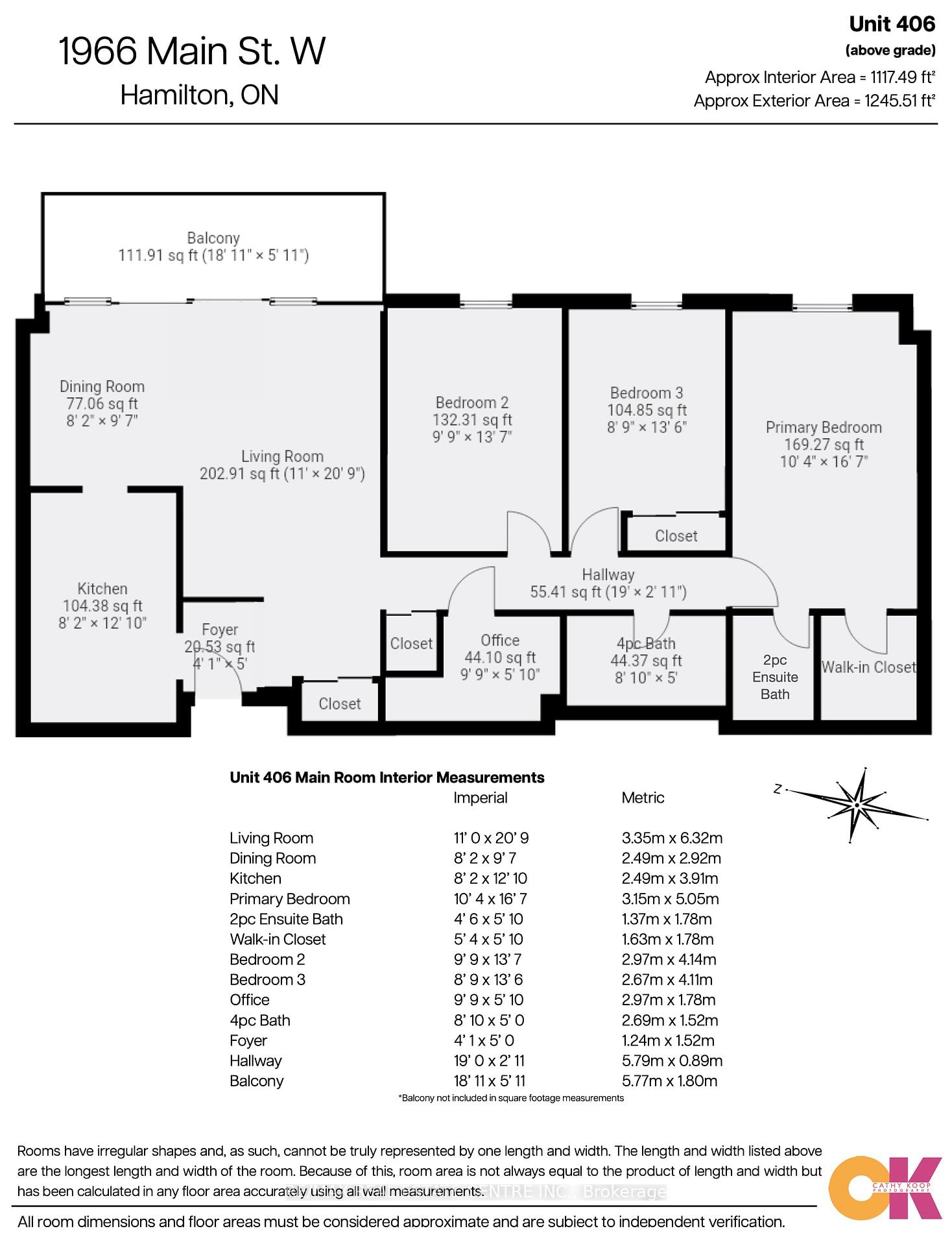 1966 Main St W, unit 406 for sale